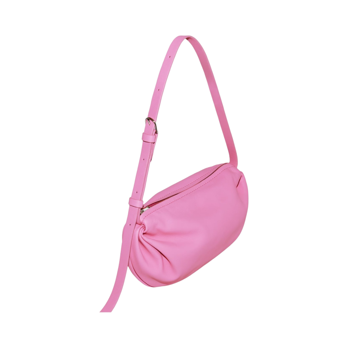 코스 개더드 레더 숄더백 핑크(COS Gathered Leather Shoulder Bag Pink) - 2