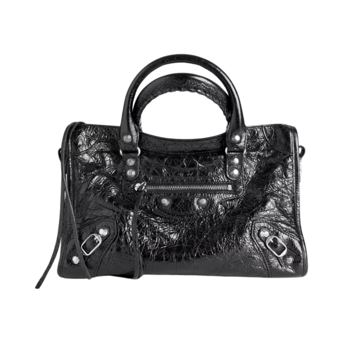 8114422AA9S1000 Balenciaga Le City Small Bag Black