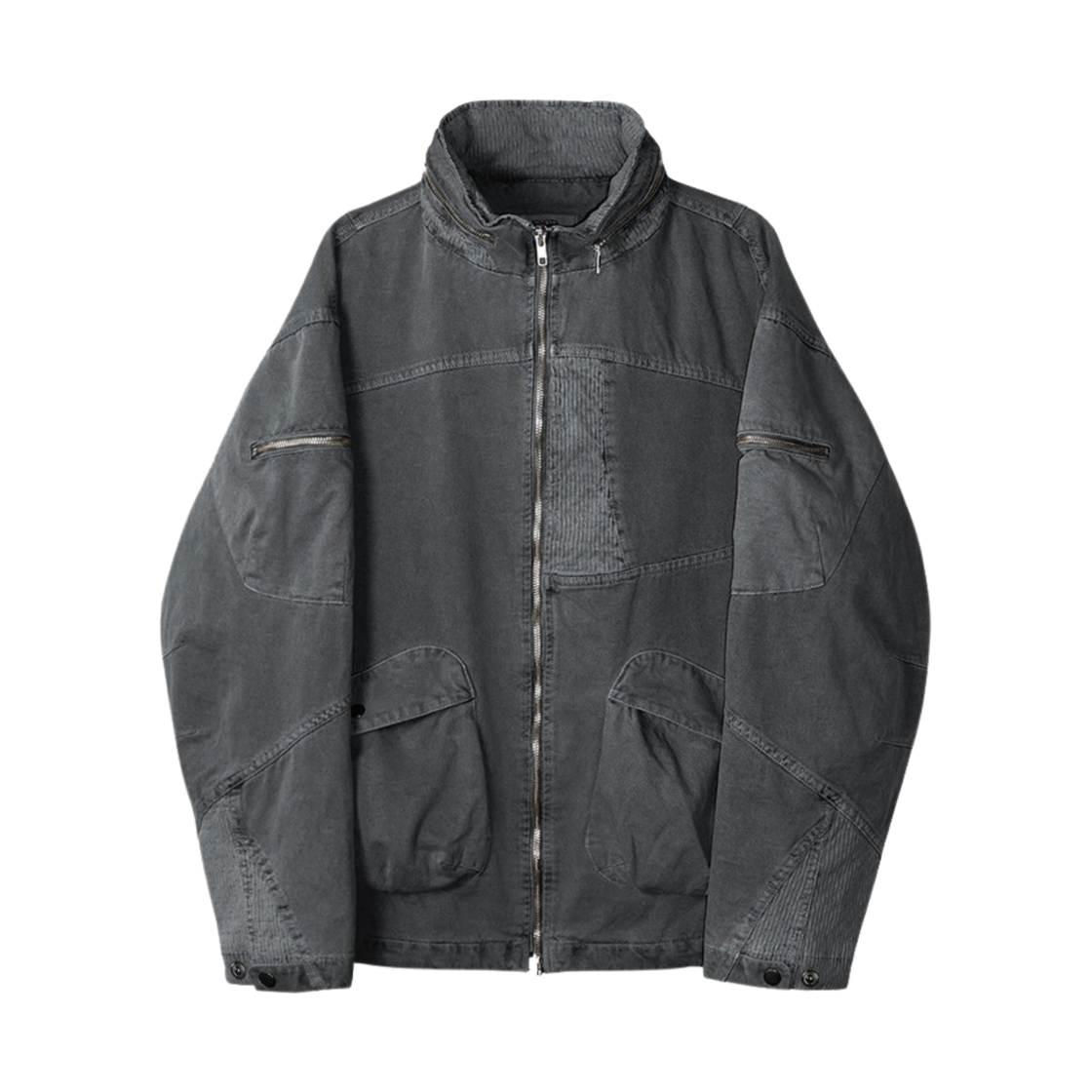 IGNTCR90 Ignota Core:6 Washed Pocket Jacket Charcoal