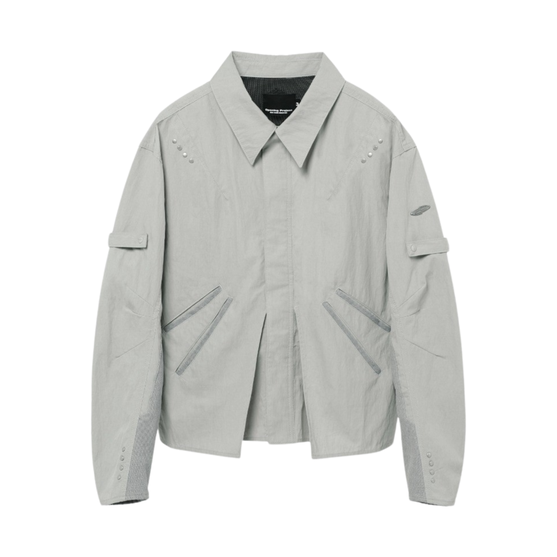 FWSSCJA108M Opening Project Multi Pocket Trucker Jacket Grey