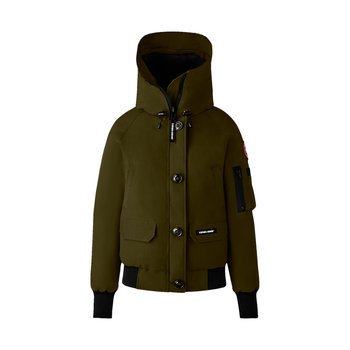 (W) 캐나다 구스 칠리왁 봄버 헤리티지 밀리터리 그린((W) Canada Goose Chilliwack Bomber Heritage Military Green) - 1