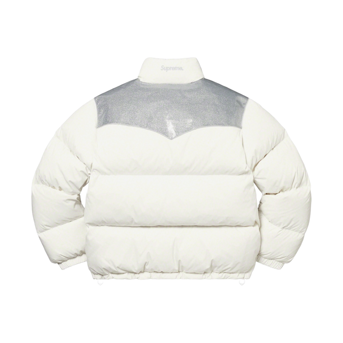 슈프림 글리터 요크 다운 퍼퍼 자켓 화이트 - 22FW(Supreme Glitter Yoke Down Puffer Jacket White - 22FW) - 3