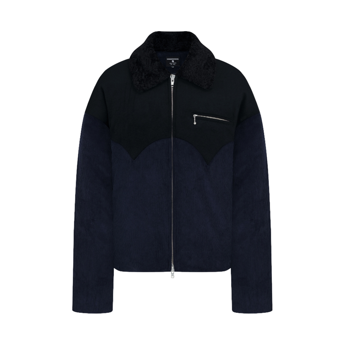 FW24HPJ070NY Hongwoosung 9010 2way Goose Down Jumper Navy