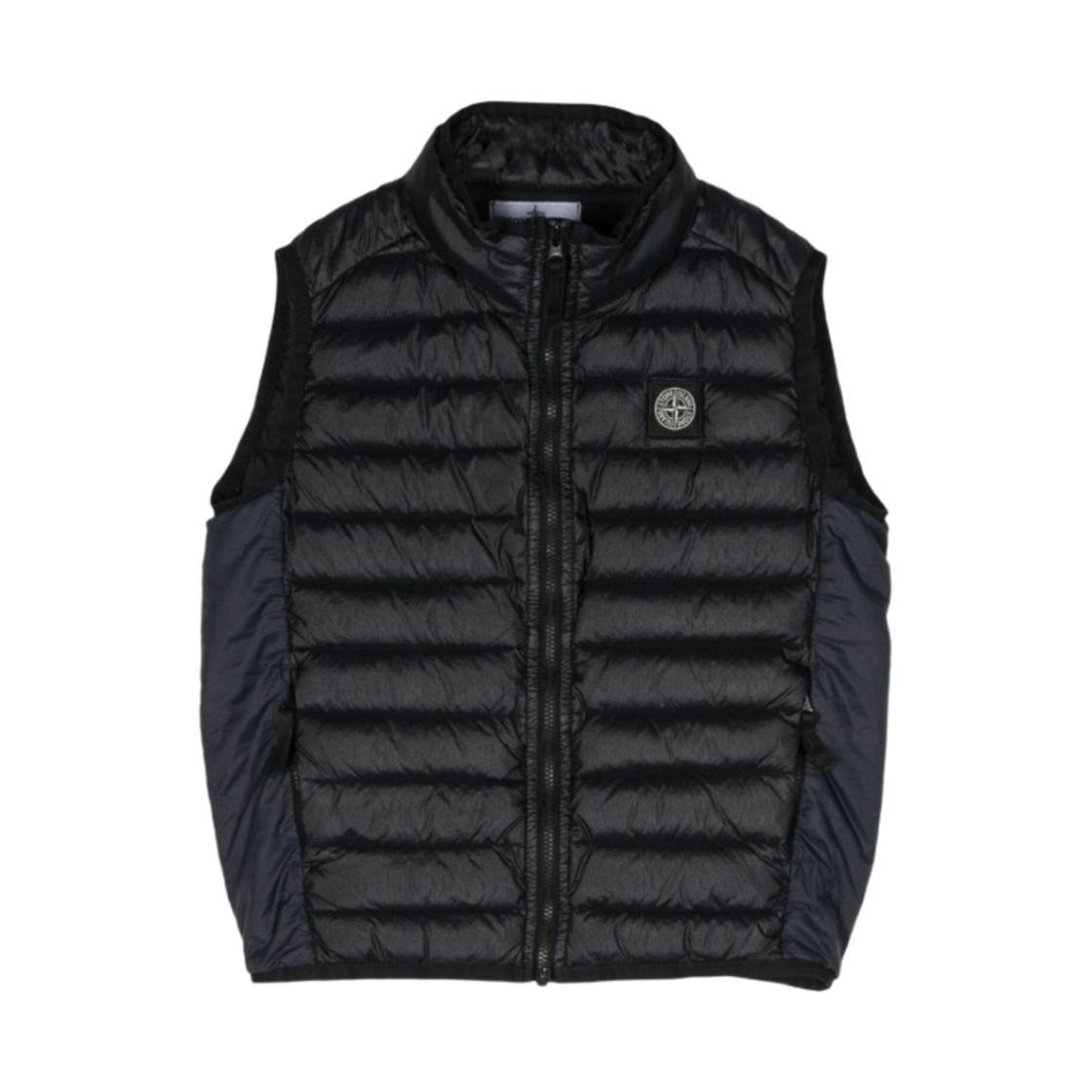 (키즈) 스톤 아일랜드 G0224 룸 우븐 체임버스 R-나일론 다운-TC 베스트 네이비 블루 - 23FW((Kids) Stone Island G0224 Loom Woven Chambers R-Nylon Down-TC Vest Navy Blue - 23FW) - 1