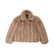 (W) Balenciaga Shrunk Jacket Brown
