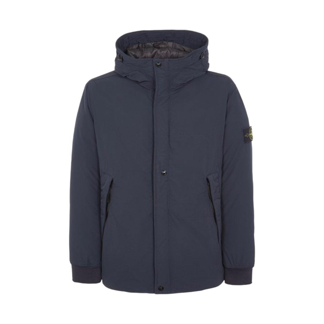 791541826-V0020 Stone Island 41826 Micro Twill Primaloft Pure Insulation Technology Hooded Jacket Navy Blue - 23FW