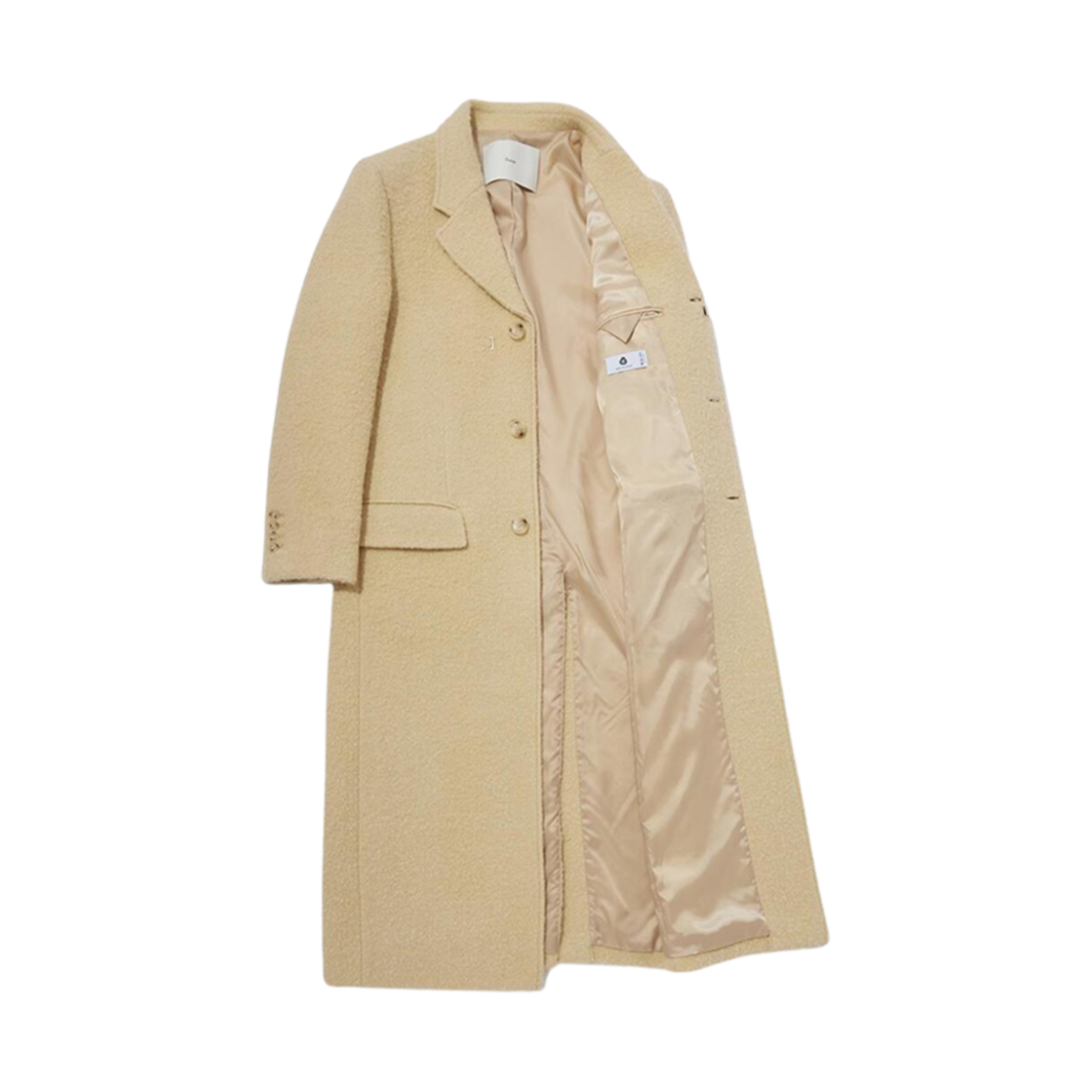 던스트 투웨이 3 버튼 부클 울 코트 버터 크림(Dunst 2-Way 3 Button Boucle Wool Coat Butter Cream) - 3