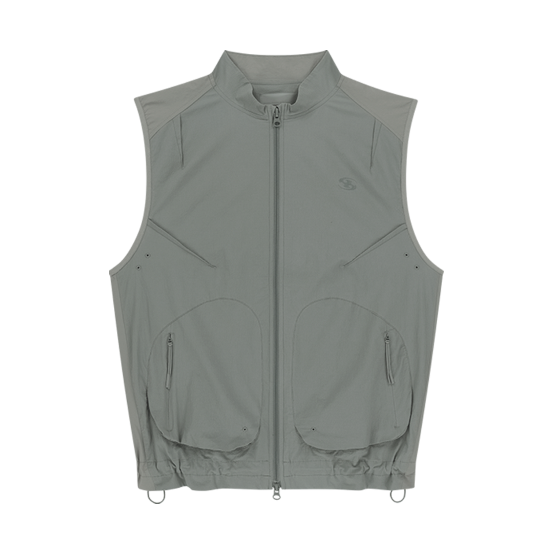 산산기어 테라페이스 베스트 블루 그레이(Sansan Gear Terraface Vest Blue Grey)