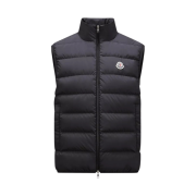 Moncler Contrin Down Vest Black - 24FW