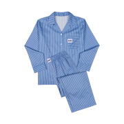 Foli Unisex Simple Long PJ Set Blue