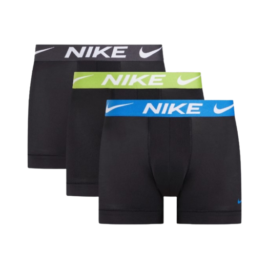 Nike Everyday Dri-Fit Cotton Stretch Trunk Black Green Blue (3 Pack)