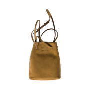 Miu Miu Suede Pouch Olive Green