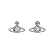 (W) Vivienne Westwood Nano Solitaire Earrings Silver