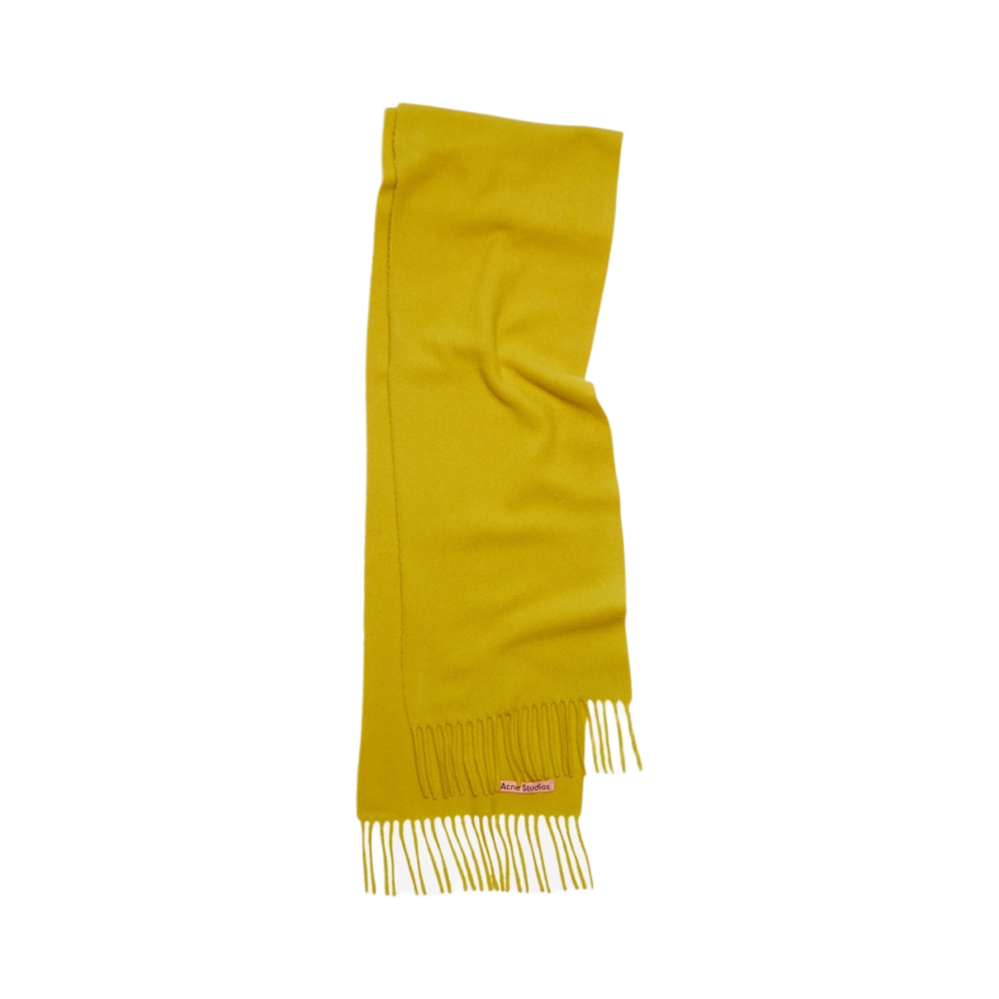 아크네 스튜디오 스키니 프린지 울 머플러 에시드 옐로우(Acne Studios Skinny Fringe Wool Muffler Acid Yellow)
