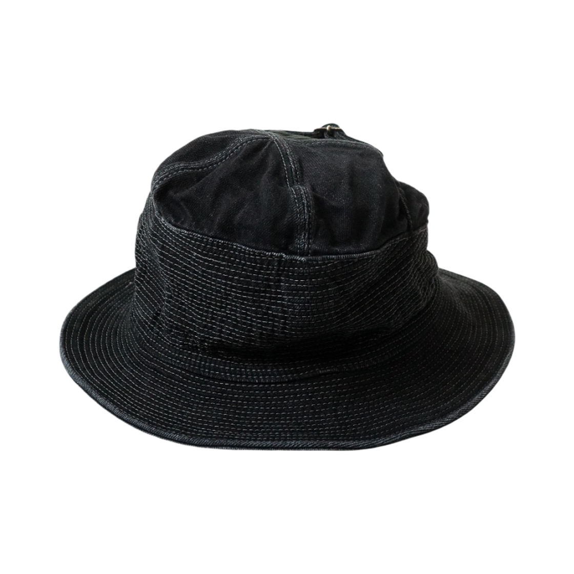 캐피탈 11.5 온즈 블랙 x 블랙 데님 더 올드 맨 앤 더 씨 햇 블랙(Kapital 11.5 oz. Black x Black Denim The Old Man and the Sea Hat Black) - 1