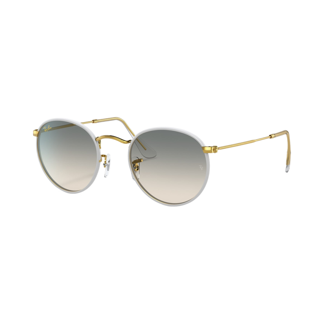 레이밴 라운드 메탈 풀 컬러 레전드 폴리쉬드 그레이 프레임 라이트 그레이 렌즈(Ray-Ban Round Metal Full Color Legend Polished Grey Frame Light Grey Lenses) - 1