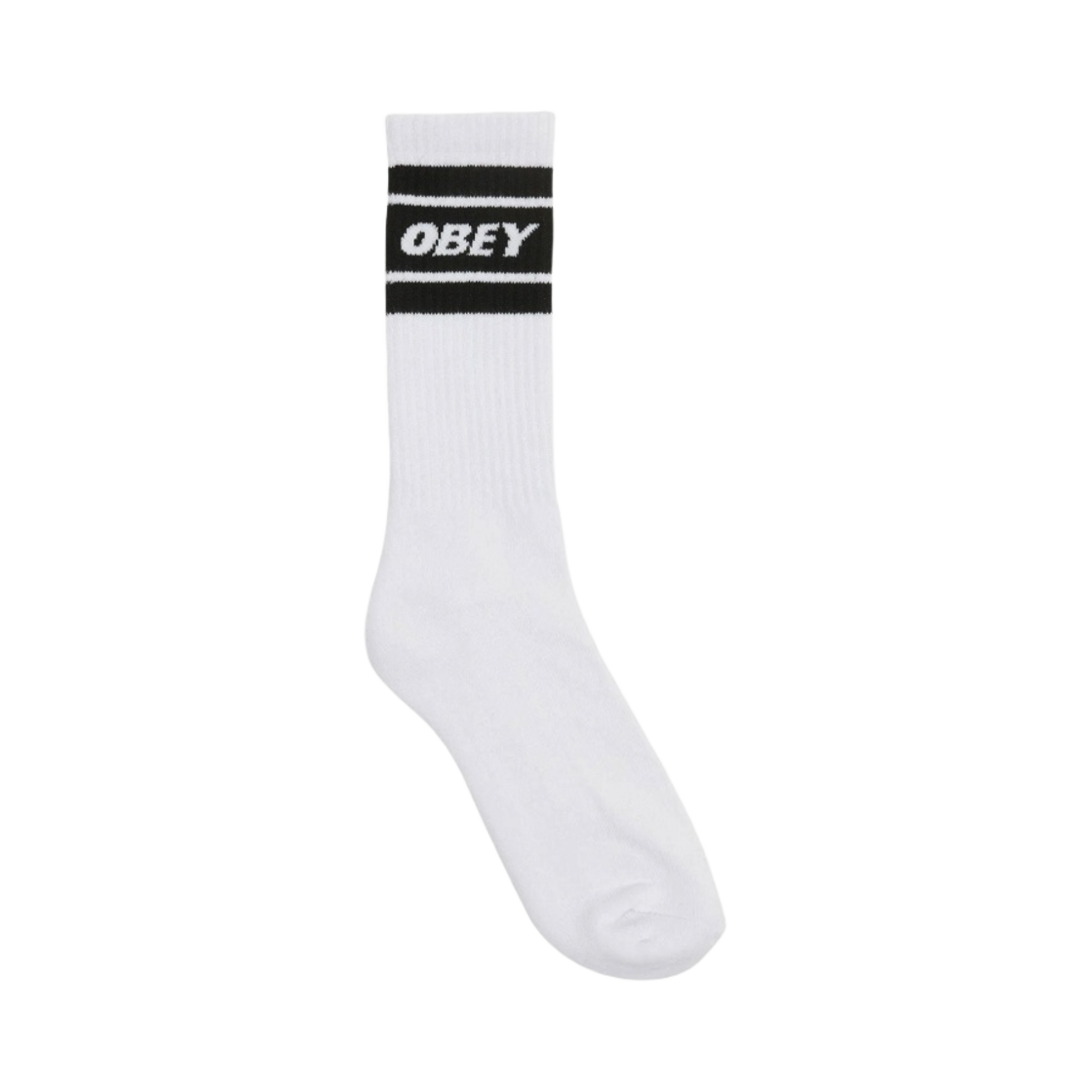 100260093 Obey Cooper II Socks White Black