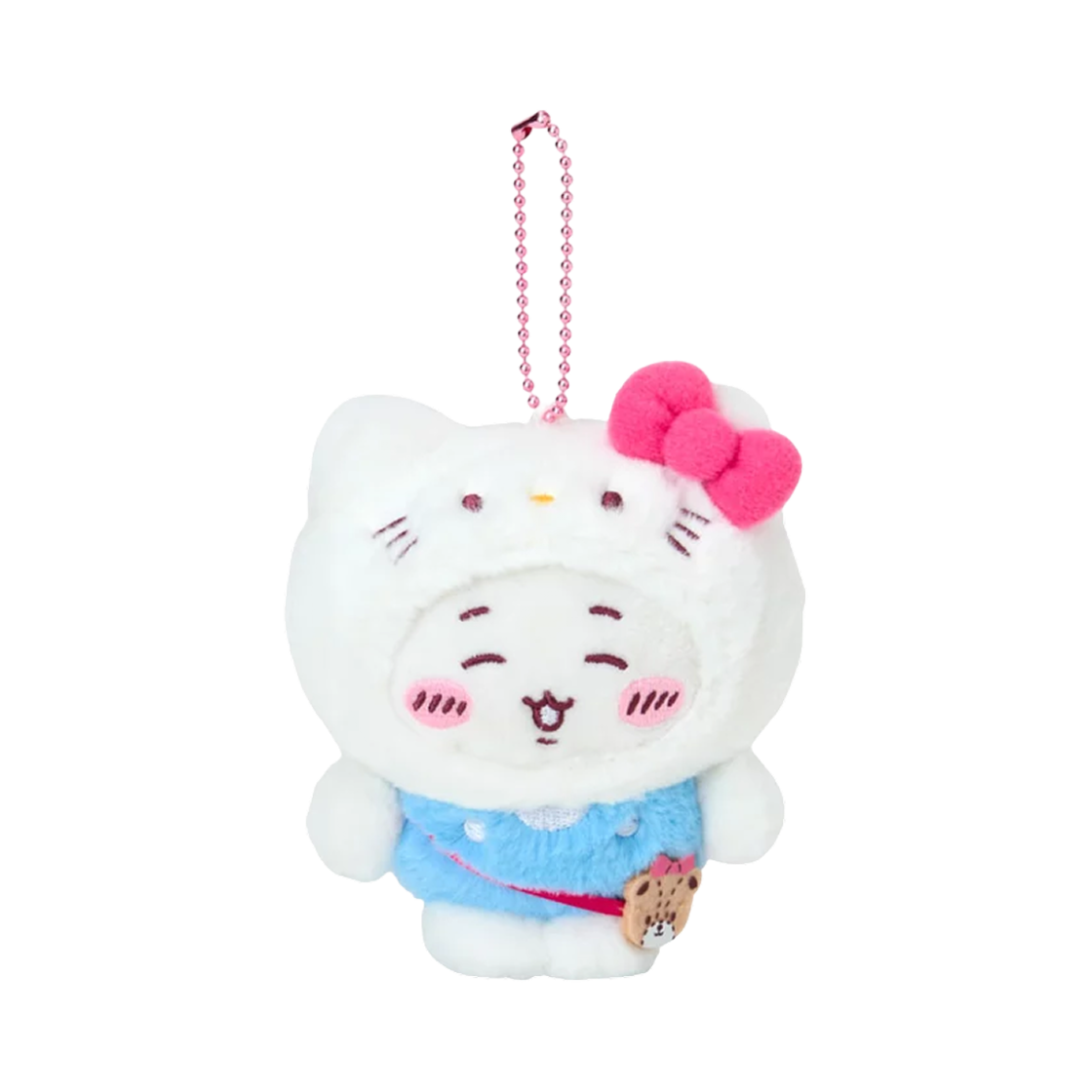 산리오 x 치이카와 헬로 키티 치이카와 마스코트 홀더 치이카와(Sanrio x Chiikawa Hello Kitty Chiikawa Mascot Holder Chiikawa)