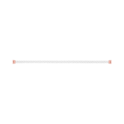 Fred White Cable Bracelet Large Pink Gold