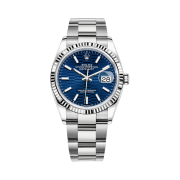 Rolex Datejust 36mm 126234 Fluted Motif Bright Blue Oyster