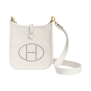 Hermes Evelyne 16 Amazone Bag Clemence & Gold Gris Pale