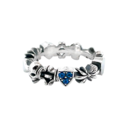 [KREAM 단독] Scudo Signature Link Stone Bold Medium Ring Blue