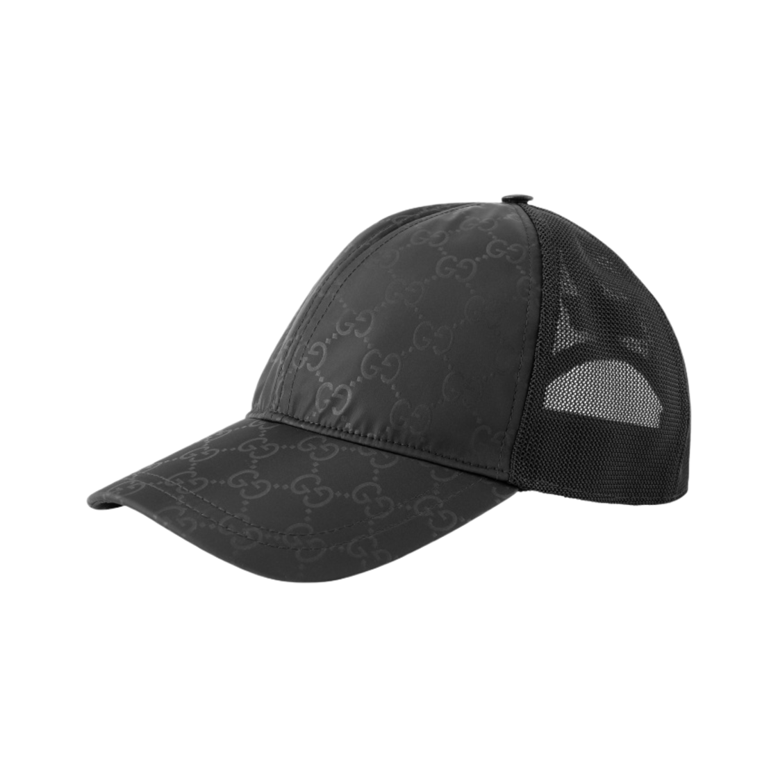 구찌 GG 나일론 베이스볼 캡 블랙