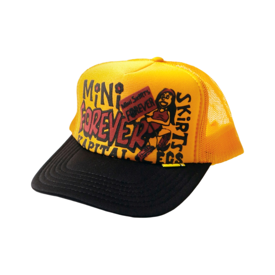 캐피탈 레그스 미니 스커트 포에버 트럭 캡 키나리 브라운 | Kapital