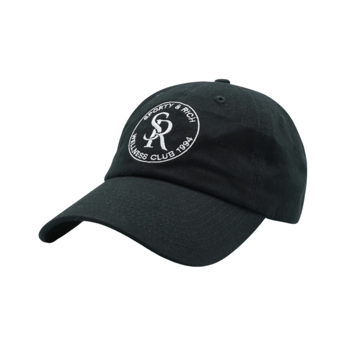 스포티 앤 리치 S&R 캡 블랙(Sporty & Rich S&R Cap Black) - 1