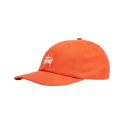 Stussy Basic Stock Low Pro Cap Blood Orange