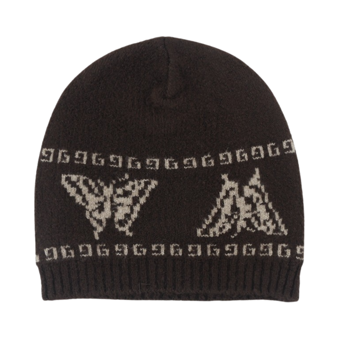 P00000EP SUNNECT Butterfly Beanie Brown