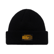 QT8 GARMENTS Original Short Beanie Black
