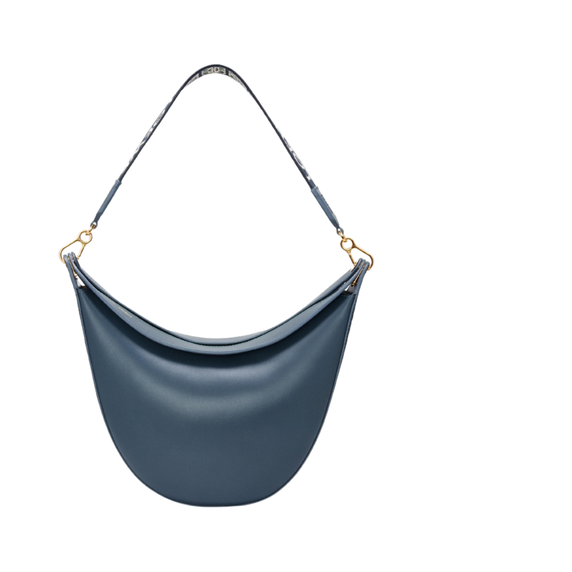 로에베 루나백 사틴 카프스킨 앤 자카드 오닉스 블루(Loewe Luna Bag in Satin Calfskin and Jacquard Onyx Blue) - 1