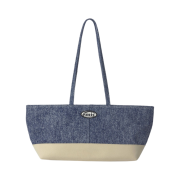 Emis Denim Long Hobo Bag Dark Denim