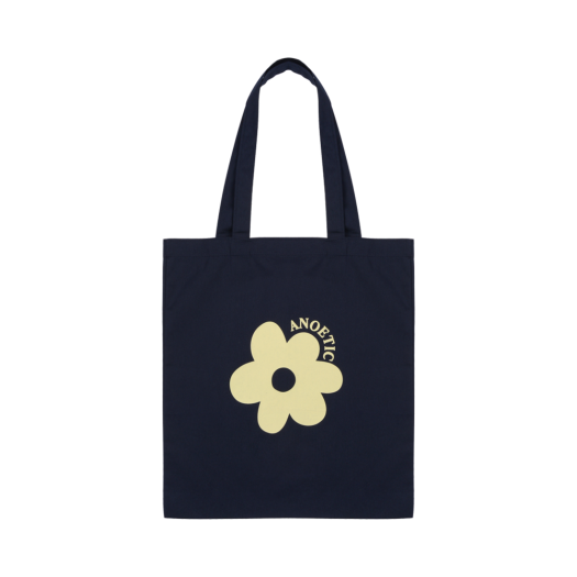 ANC-25SS033 Anoetic Flower Eco Bag Navy