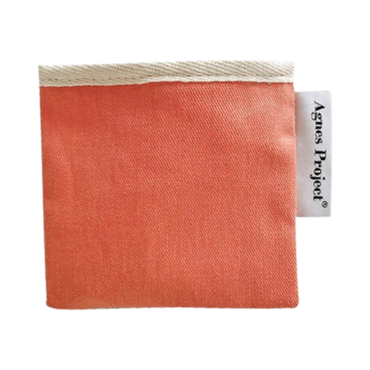 AP-P00000BU-S Agnes Project Square Color Pouch Small Orange