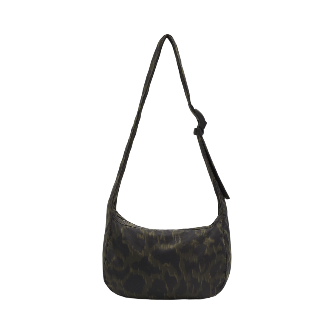 코스 크로스바디 새들백 애니멀 프린트 블랙 브라운(COS Crossbody Saddle Bag Animal Print Black Brown)