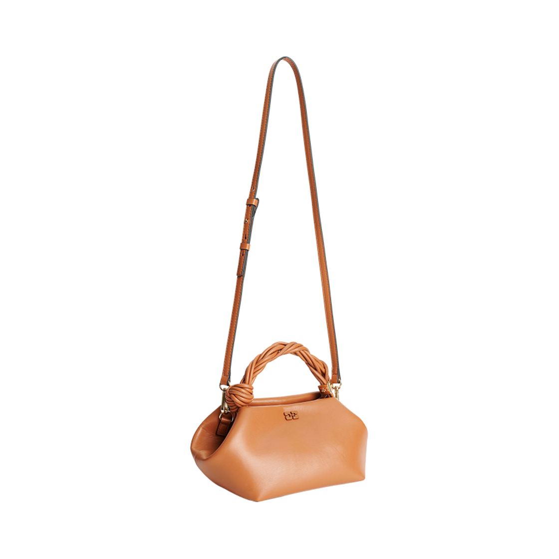 가니 스몰 보우 토트백 카라멜 카페(Ganni Small Bou Bag Caramel Cafe) - 4