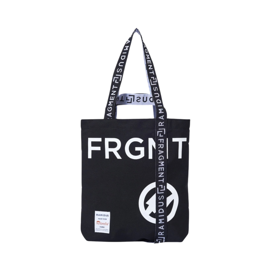 라미더스 x 프라그먼트 디자인 토트백 M 블랙(Ramidus x Fragment Design Tote Bag M Black)