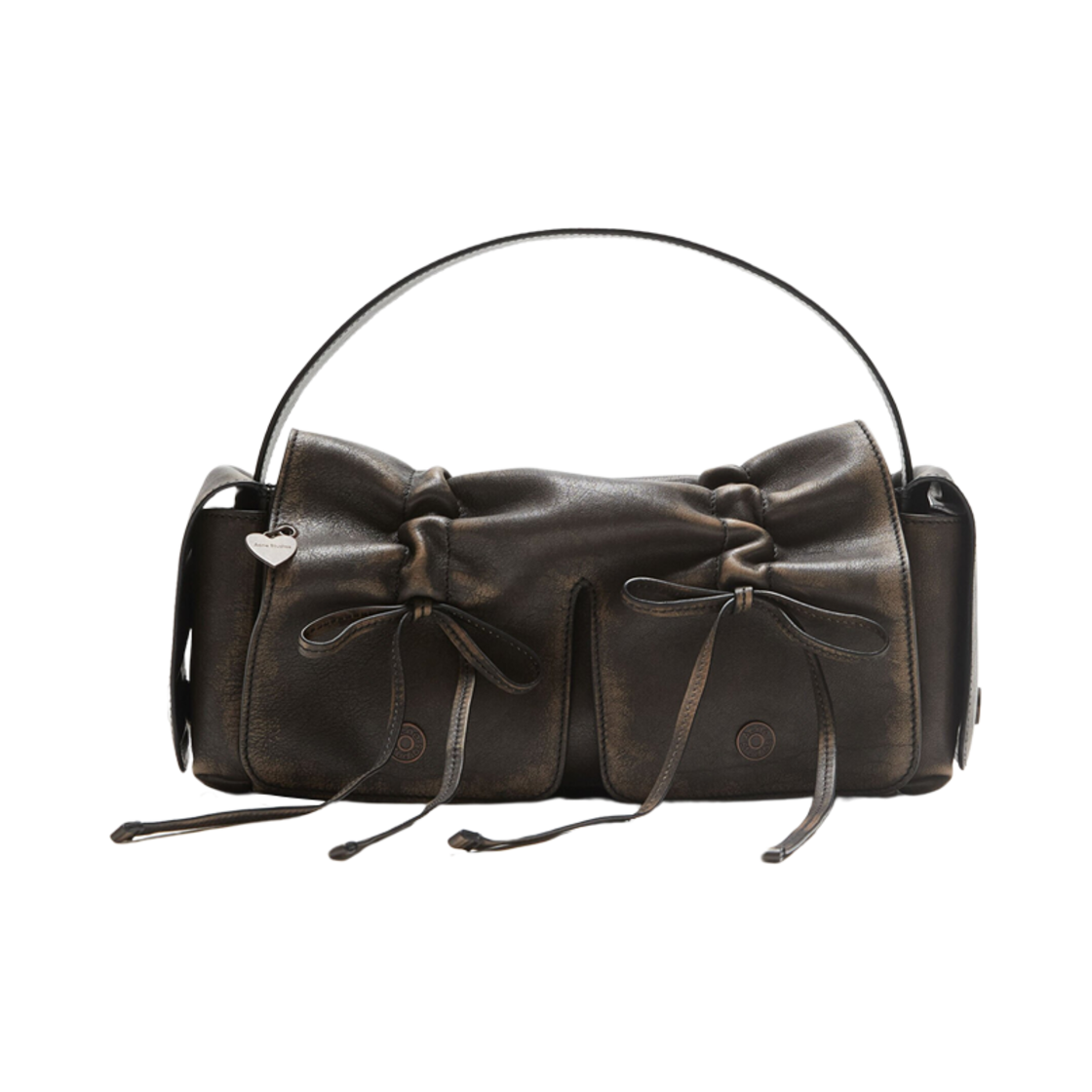 A10368-AIP Acne Studios Multipocket Bag Dark Brown Beige