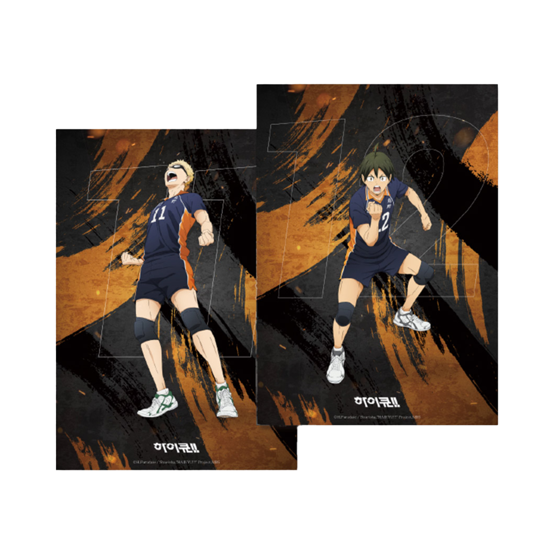 하이큐 HINO 전국필승 PP포스터 2종 세트 츠키시마&야마구치(HAIKYU HINO National Victory PP Poster 2 Type Set Tsukishima & Yamaguchi)