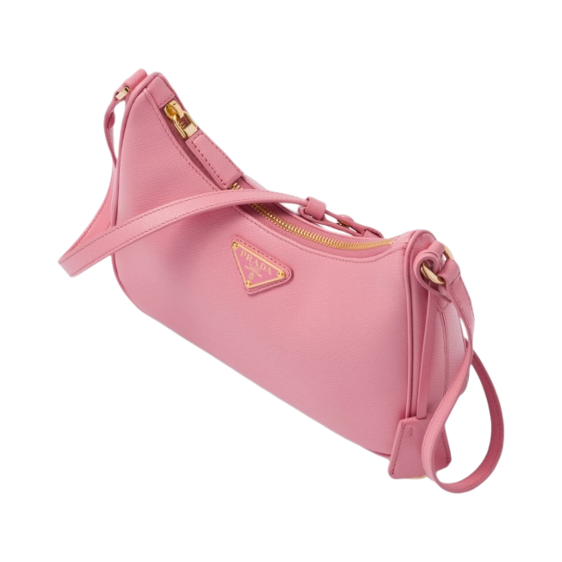 프라다 리에디션 사피아노 레더 미니백 페탈 핑크(Prada Re-Edition Saffiano Leather Mini Bag Petal Pink) - 2
