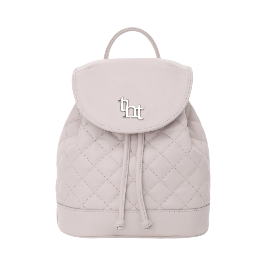 쓰리타임즈 아콘 퀼티드 백팩 핑크(Threetimes Acorn Quilted Backpack Pink)