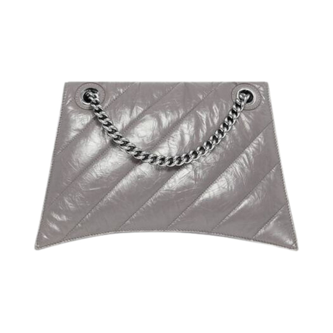발렌시아가 크러쉬 미디움 체인백 퀼티드 다크 그레이(Balenciaga Crush Medium Chain Bag Quilted Dark Grey) - 3