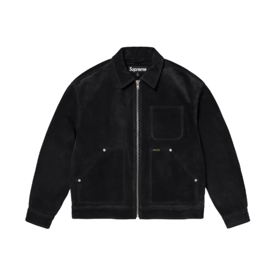 슈프림 스웨이드 워크 자켓 블랙 - 24FW | Supreme | KREAM
