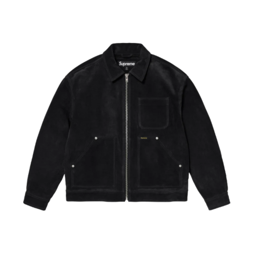 슈프림 스웨이드 워크 자켓 블루 - 24FW | Supreme | KREAM