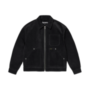 Supreme Suede Work Jacket Black - 24FW
