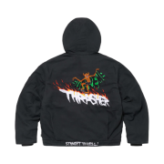 Supreme x Thrasher Hooded Work Jacket Black - 24FW
