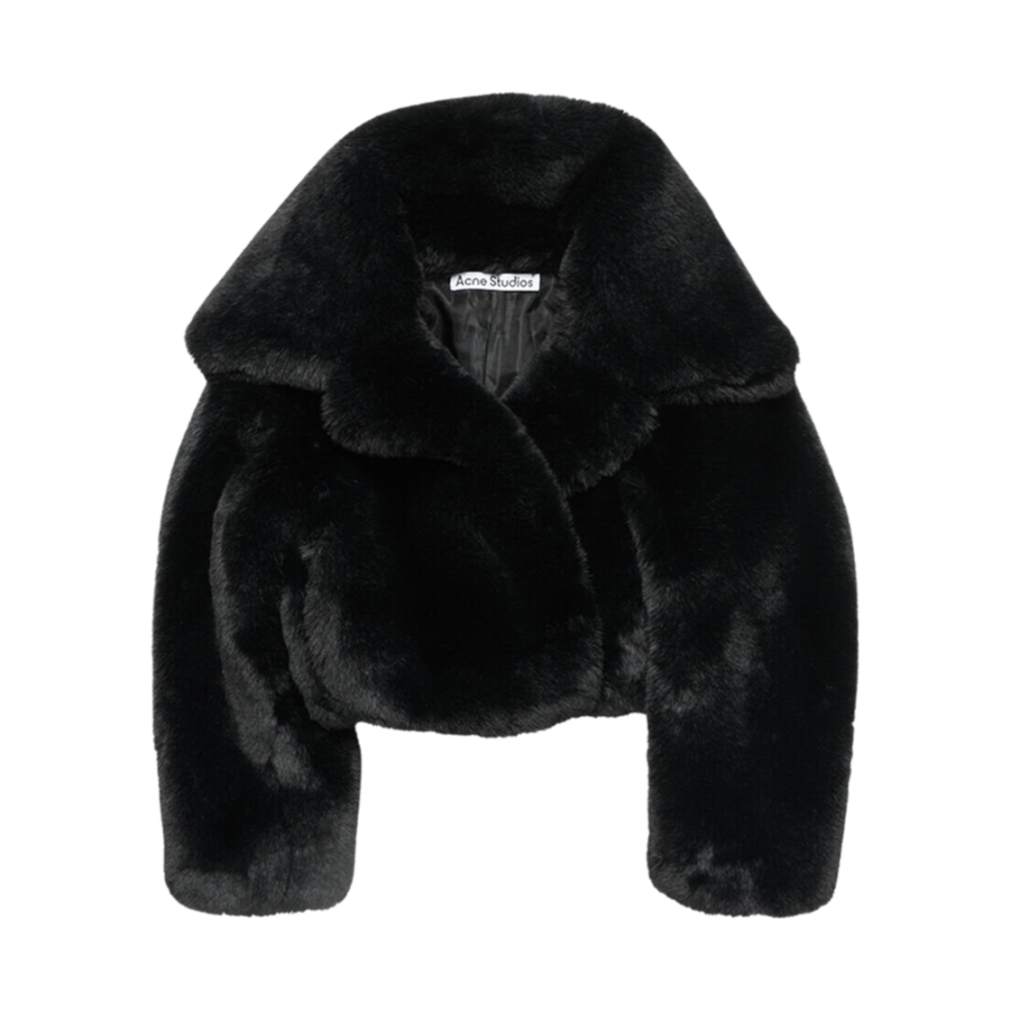 A90612-900 (W) Acne Studios Fluffy Jacket Black