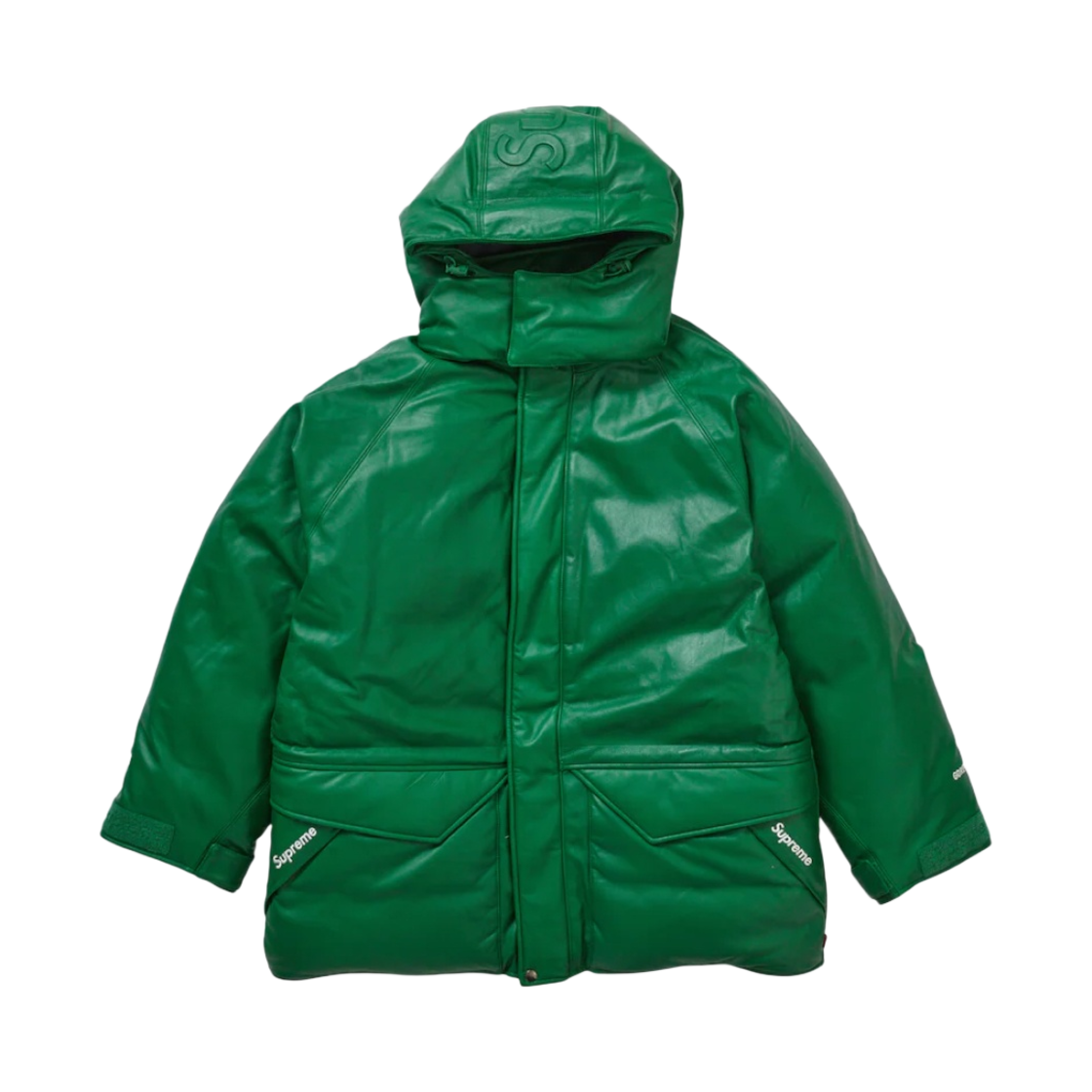 슈프림 고어텍스 레더 700-필 다운 파카 그린 - 23SS(Supreme Gore-Tex Leather 700-Fill Down Parka Green - 23SS) - 1